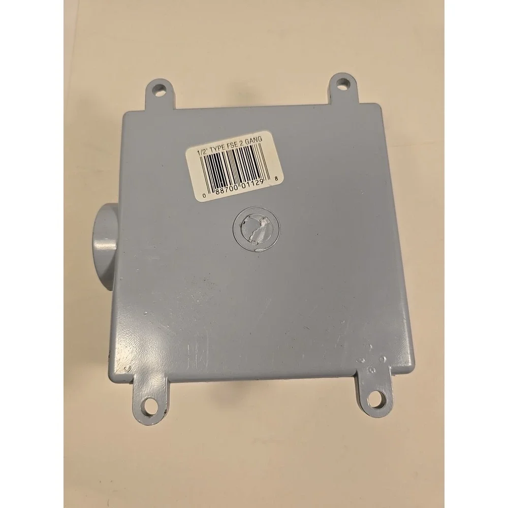 Cantex 5133380 Weatherproof Electrical Box,‎ 37.3 Cu In, Fse Box Type, 2 Gangs,